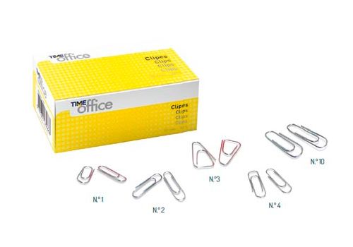 CAIXA 100 CLIPS TIMEOFFICE N.1 , TIMEOFFICE , 70582 , 5601645834668